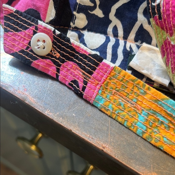 J. Crew vintage HTF Multicolor Patchwork Tank Top - Picture 8 of 8